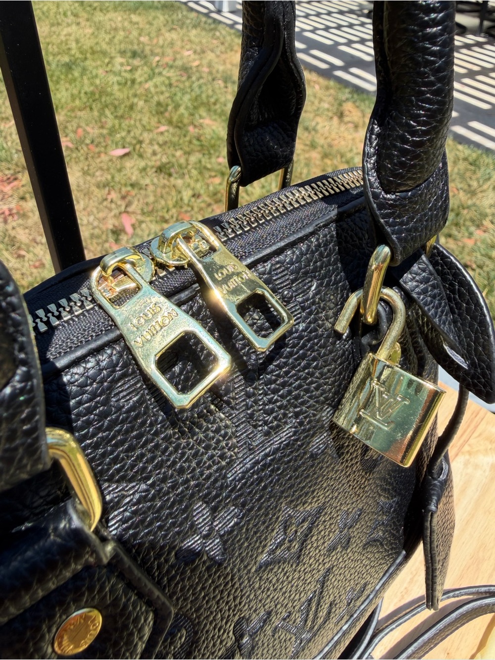 ✨COMING SOON✨ New LV Print Alma Empreinte BB Black Gold Embossed Monogram Bag - Picture 6 of 15